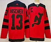 Men's New Jersey Devils #13 Nico Hischier Red 2024 Stadium Series Authentic Jersey,baseball caps,new era cap wholesale,wholesale hats